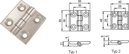 Premium Stainless Steel Leaf Hinges