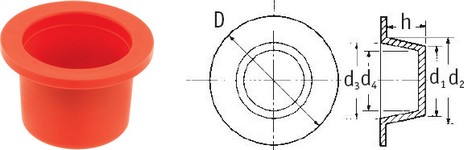 Tapered Caps/Plugs - Large Flange Range